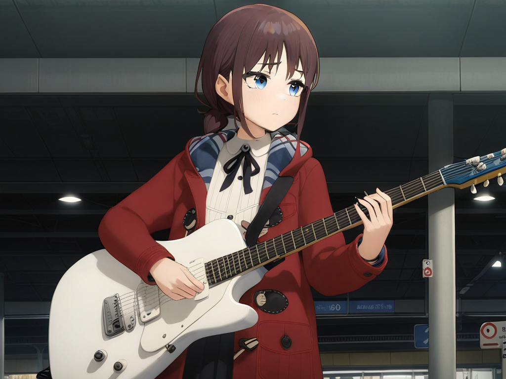 00003-3317821258-masterpiece,best quality,very aesthetic,absurdres,1girl,solo,_lora_rencaiv1_1_,shy,playing instrument,electric guitar,train stat.png